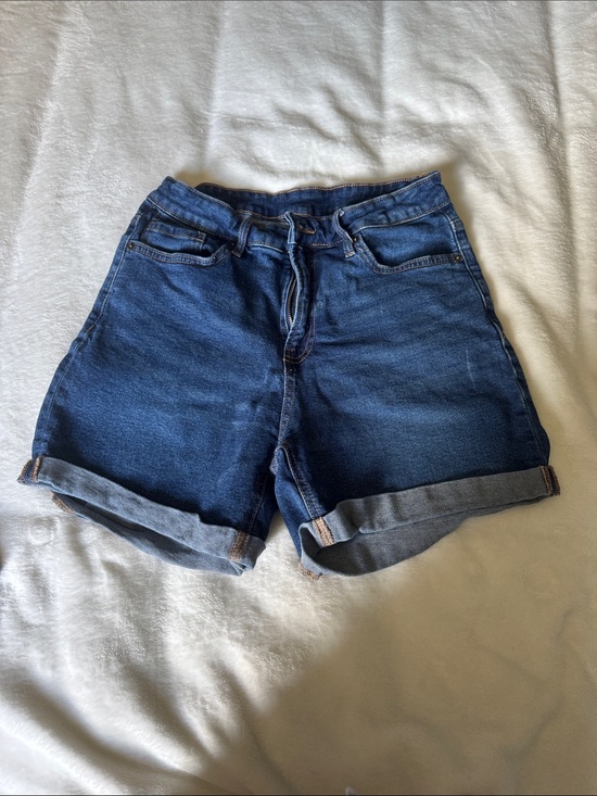 George Pants - George Dark Blue Rolled-Hem Denim Shorts